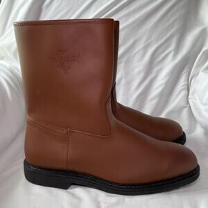 Fin & Feather Men’s Pile-Lined Brown Mid-Calf Boots Size 13E3 Leather Upper EUC